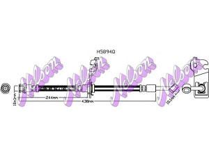 Brovex-Nelson H5894Q stabdžių žarnelė 
 Stabdžių sistema -> Stabdžių žarnelės
5873807300