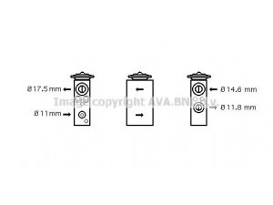 AVA QUALITY COOLING DN1258 išsiplėtimo vožtuvas, oro kondicionavimas 
 Oro kondicionavimas -> Vožtuvai
92200AX000, 92200AX100