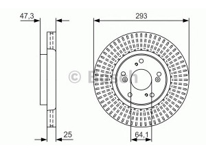 BOSCH 0 986 479 U63 stabdžių diskas 
 Dviratė transporto priemonės -> Stabdžių sistema -> Stabdžių diskai / priedai
45251-TV2-E00, 45251-TV2-E01