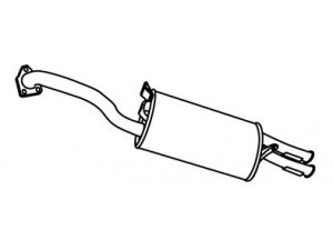 WALKER 14693 galinis duslintuvas 
 Išmetimo sistema -> Duslintuvas
MB514392, MB810372