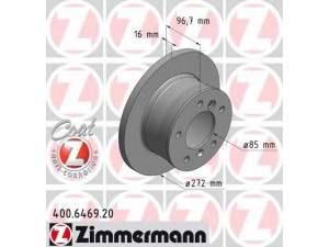 ZIMMERMANN 400.6469.20 stabdžių diskas 
 Stabdžių sistema -> Diskinis stabdys -> Stabdžių diskas
902 423 0112, 902 423 0312, 902 423 0412