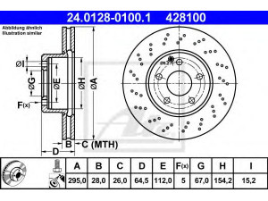 ATE 24.0128-0100.1 stabdžių diskas 
 Dviratė transporto priemonės -> Stabdžių sistema -> Stabdžių diskai / priedai
204 421 09 12, 204 421 28 12
