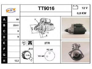 SNRA TT9016 starteris