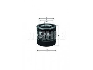 KNECHT OC 28 alyvos filtras 
 Filtrai -> Alyvos filtras
0500185, 1498022, 5000185, A700X6714JA
