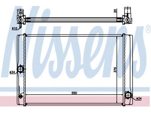 NISSENS 64691 radiatorius, variklio aušinimas 
 Aušinimo sistema -> Radiatorius/alyvos aušintuvas -> Radiatorius/dalys
16400-0N060