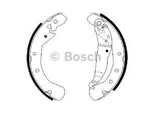 BOSCH 0 986 487 658 stabdžių trinkelių komplektas 
 Techninės priežiūros dalys -> Papildomas remontas
1605064, 1605969, 93170618, 93171065