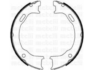 METELLI 53-0372 stabdžių trinkelių komplektas 
 Techninės priežiūros dalys -> Papildomas remontas