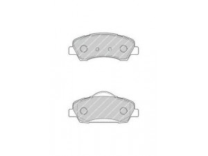 FERODO FDB4491 stabdžių trinkelių rinkinys, diskinis stabdys 
 Techninės priežiūros dalys -> Papildomas remontas
1608691380, 1608691380