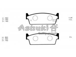 ASHUKI N011-72 stabdžių trinkelių rinkinys, diskinis stabdys 
 Techninės priežiūros dalys -> Papildomas remontas
0 986 AB2 218/BOSCH, 2134101/TEXTAR