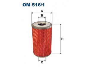 FILTRON OM516/1 alyvos filtras
0211340, 0236481, 211340, 236481