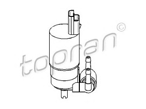 TOPRAN 700 132 vandens siurblys, priekinio stiklo plovimas 
 Priekinio stiklo valymo sistema -> Vandens siurbliukas, priekinio stiklo plovimas
2892 0BU 000, 7700 430 702