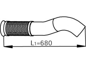 DINEX 53275 išleidimo kolektorius 
 Išmetimo sistema -> Išmetimo vamzdžiai
942.490.3619, 948.490.4719