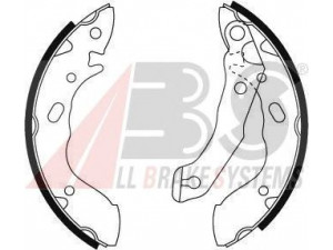 A.B.S. 8898 stabdžių trinkelių komplektas 
 Techninės priežiūros dalys -> Papildomas remontas
58305-24A00, 58305-24A20