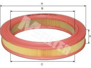 MFILTER A 384 oro filtras 
 Techninės priežiūros dalys -> Techninės priežiūros intervalai
6080 390, 79 BF 9601 AA, 93152533