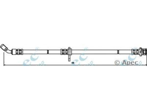 APEC braking HOS3186 stabdžių žarnelė 
 Stabdžių sistema -> Stabdžių žarnelės
01468S04900, 01468SR3902, 46431SR3941