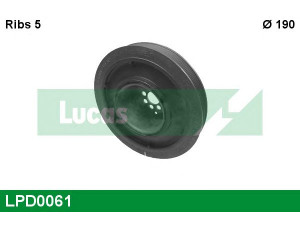 LUCAS ENGINE DRIVE LPD0061 skriemulys, alkūninis velenas 
 Diržinė pavara -> Dirželio skriemulys
059105251AD, 059105251S, 059105251AD