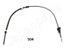 JAPANPARTS BC-504 trosas, stovėjimo stabdys 
 Stabdžių sistema -> Valdymo svirtys/trosai
MB950336