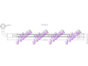 Brovex-Nelson H7063 stabdžių žarnelė 
 Stabdžių sistema -> Stabdžių žarnelės
26541AE000, 26541AE02A, 26591AE000