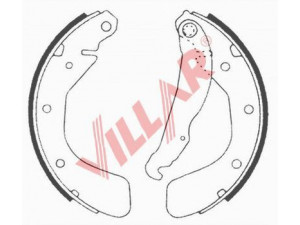 VILLAR 629.0613 stabdžių trinkelių komplektas 
 Techninės priežiūros dalys -> Papildomas remontas
1605811, 1605909, 1605952, 90421796