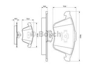 BOSCH 0 986 494 077 stabdžių trinkelių rinkinys, diskinis stabdys 
 Techninės priežiūros dalys -> Papildomas remontas
1368558, 1464435, 4N512 K021 AB