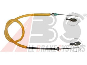 A.B.S. K19878 trosas, stovėjimo stabdys 
 Stabdžių sistema -> Valdymo svirtys/trosai
7700 424 926