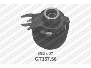 SNR GT357.56 įtempiklio skriemulys, paskirstymo diržas 
 Techninės priežiūros dalys -> Papildomas remontas
036109243D, 036109243G, 036109243J