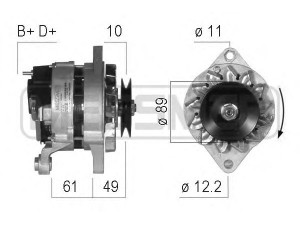 MESSMER 210313 kintamosios srovės generatorius 
 Elektros įranga -> Kint. sr. generatorius/dalys -> Kintamosios srovės generatorius
116760506000, 116760506100, 46231786