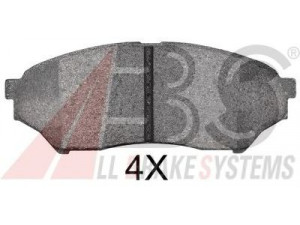 A.B.S. 37200 stabdžių trinkelių rinkinys, diskinis stabdys 
 Techninės priežiūros dalys -> Papildomas remontas
MN 102615, MR 475453