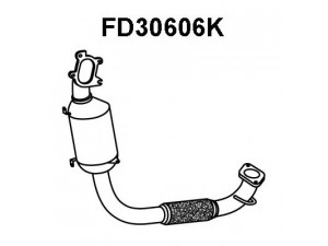 VENEPORTE FD30606K katalizatoriaus keitiklis 
 Išmetimo sistema -> Katalizatoriaus keitiklis
1140446, 1141302, 1142408, 1146859