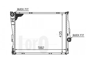LORO 004-017-0008 radiatorius, variklio aušinimas 
 Aušinimo sistema -> Radiatorius/alyvos aušintuvas -> Radiatorius/dalys
17119071517, 9071517