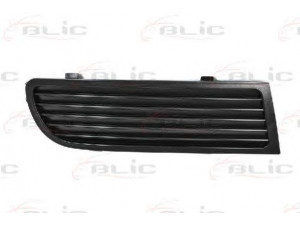 BLIC 6502-07-6607912P ventiliacijos grotelės, buferis 
 Kėbulas -> Kėbulo dalys/ sparnas/buferis -> Priekinis aerodinaminio pasipriešinimo sumažinimas/grotelės
6K0 853 666 A, 6K0 853 666 A 01C