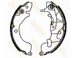 Brake ENGINEERING SH1225 stabdžių trinkelių komplektas 
 Techninės priežiūros dalys -> Papildomas remontas
MB366443, MB366444, MB366445, MB366446