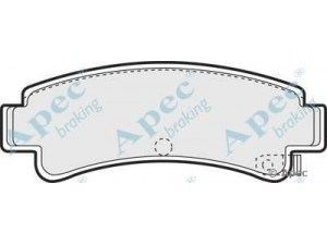 APEC braking PAD695 stabdžių trinkelių rinkinys, diskinis stabdys 
 Techninės priežiūros dalys -> Papildomas remontas
4406050A86, 4406058Y85, 4406058Y86
