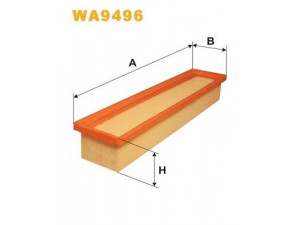WIX FILTERS WA9496 oro filtras 
 Techninės priežiūros dalys -> Techninės priežiūros intervalai
165461599R, 7701059409, 7701064439