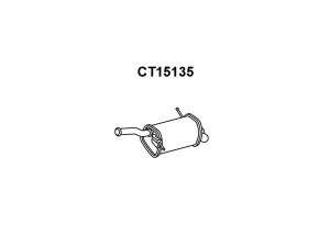 VENEPORTE CT15135 galinis duslintuvas 
 Išmetimo sistema -> Duslintuvas
1730A1