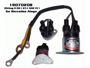 DELCO REMY 19070208 solenoidinis jungiklis, starteris