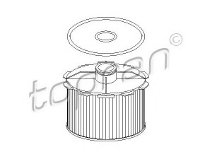 TOPRAN 720 949 kuro filtras 
 Techninės priežiūros dalys -> Papildomas remontas
9628890680, 1906 48, 1906 49, 1906 A9