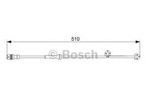BOSCH 1 987 473 029 įspėjimo kontaktas, stabdžių trinkelių susidėvėjimas 
 Stabdžių sistema -> Susidėvėjimo indikatorius, stabdžių trinkelės
987 612 676 01