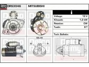DELCO REMY DRS3046 starteris 
 Elektros įranga -> Starterio sistema -> Starteris
M2T53081, M2T53082, M2T53083, M2T53085