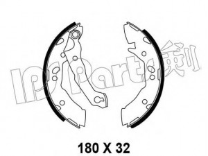 IPS Parts IBL-4595 stabdžių trinkelė 
 Stabdžių sistema -> Būgninis stabdys -> Stabdžių įdėklas/ trinkelė
58305-22A00, 58305-22A01