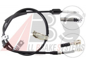 A.B.S. K13928 trosas, stovėjimo stabdys 
 Stabdžių sistema -> Valdymo svirtys/trosai
47510-SR4-931, 47510-SR4-933