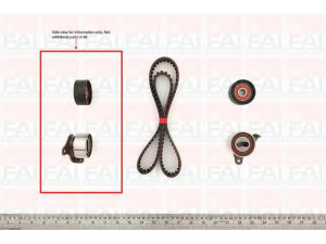 FAI AutoParts TBK72 paskirstymo diržo komplektas