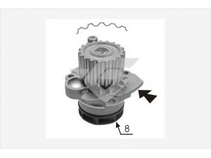 HUTCHINSON WP0056V vandens siurblys
038121011D, 038121011H, 038121011HV