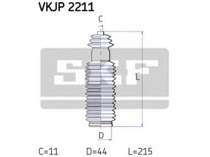 SKF VKJP 2211 gofruotoji membrana, vairavimas 
 Vairavimas -> Gofruotoji membrana/sandarinimai
96127397