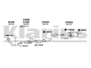 KLARIUS 960302U išmetimo sistema 
 Išmetimo sistema -> Išmetimo sistema, visa