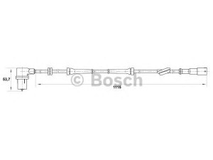 BOSCH 0 265 006 163 jutiklis, rato greitis 
 Elektros įranga -> Jutikliai
4643453, 46456661, 50011476