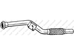 BOSAL 800-003 išleidimo kolektorius 
 Išmetimo sistema -> Išmetimo vamzdžiai
901 490 33 19