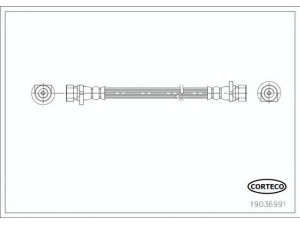 CORTECO 19036991 stabdžių žarnelė
01466TF0000