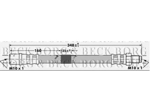 BORG & BECK BBH7089 stabdžių žarnelė 
 Stabdžių sistema -> Stabdžių žarnelės
1634200748