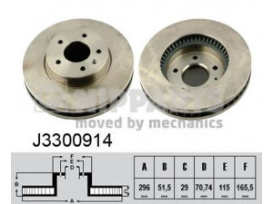 NIPPARTS J3300914 stabdžių diskas 
 Dviratė transporto priemonės -> Stabdžių sistema -> Stabdžių diskai / priedai
20955857, 96625948